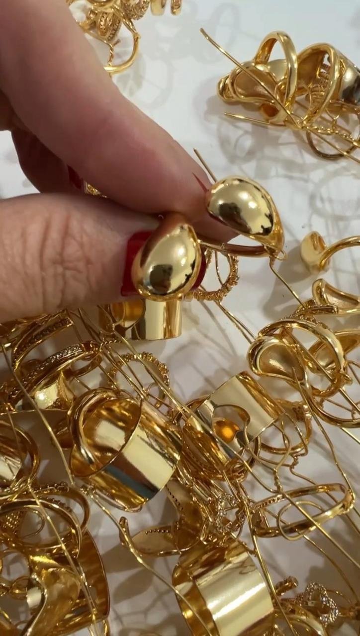 💍 Anéis Folheados de Alta Qualidade Direto da Fábrica: Beleza que Encanta e Dura ✨