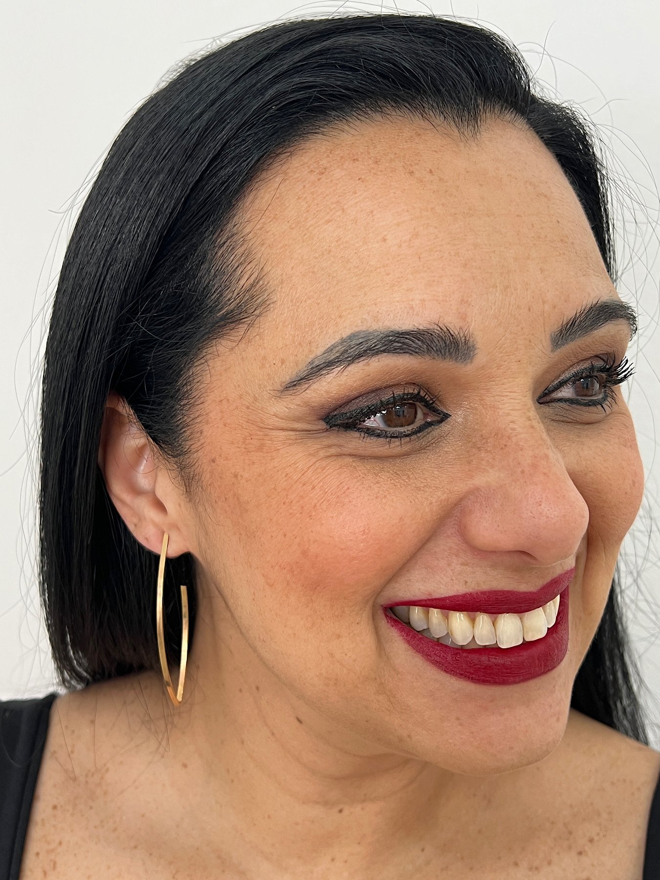 Argola Folheada a Ouro 162