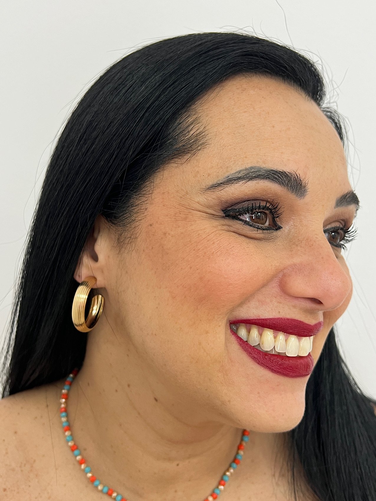 Argola Folheada a Ouro 1663