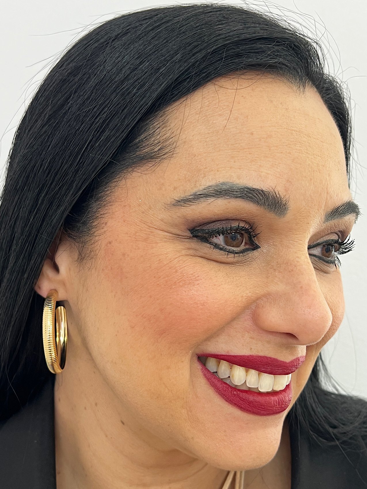 Argola Folheada a Ouro G 1695