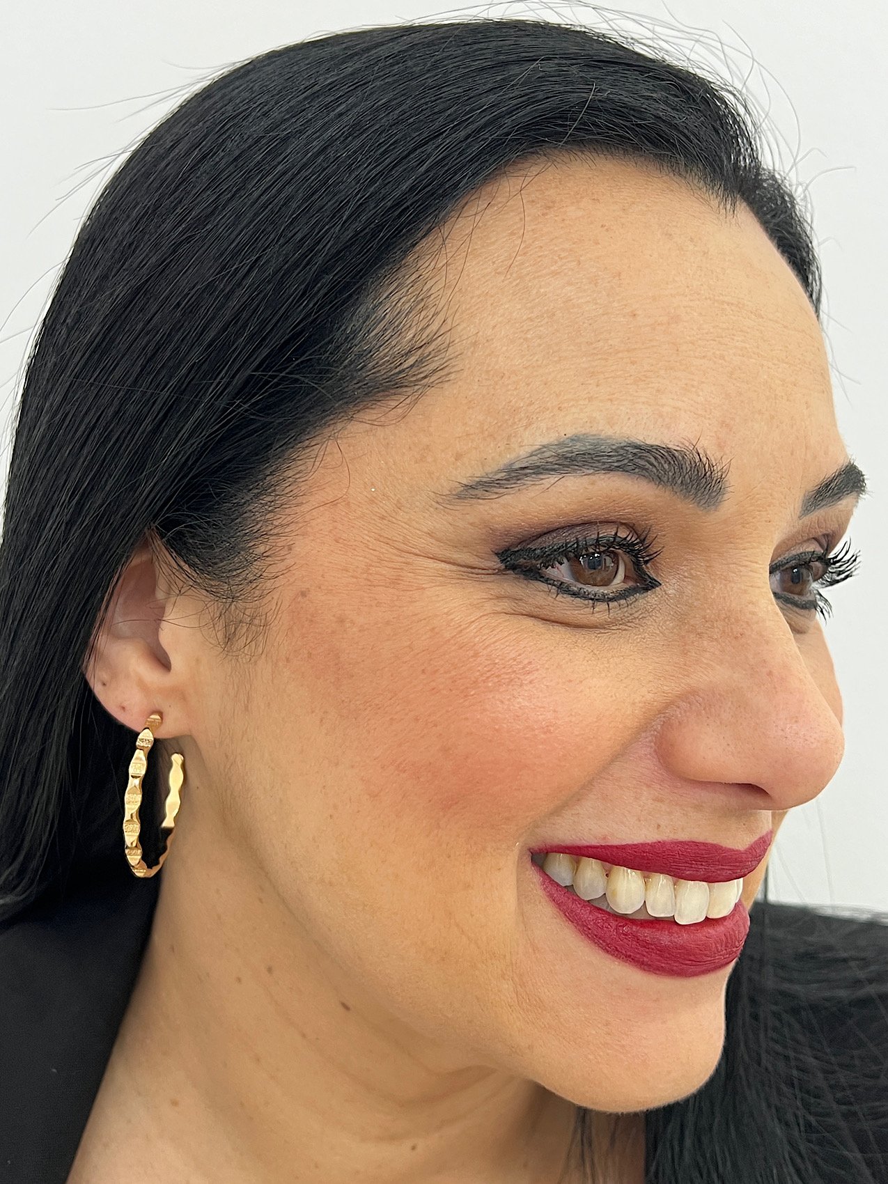 Argola Folheada a Ouro M 1607