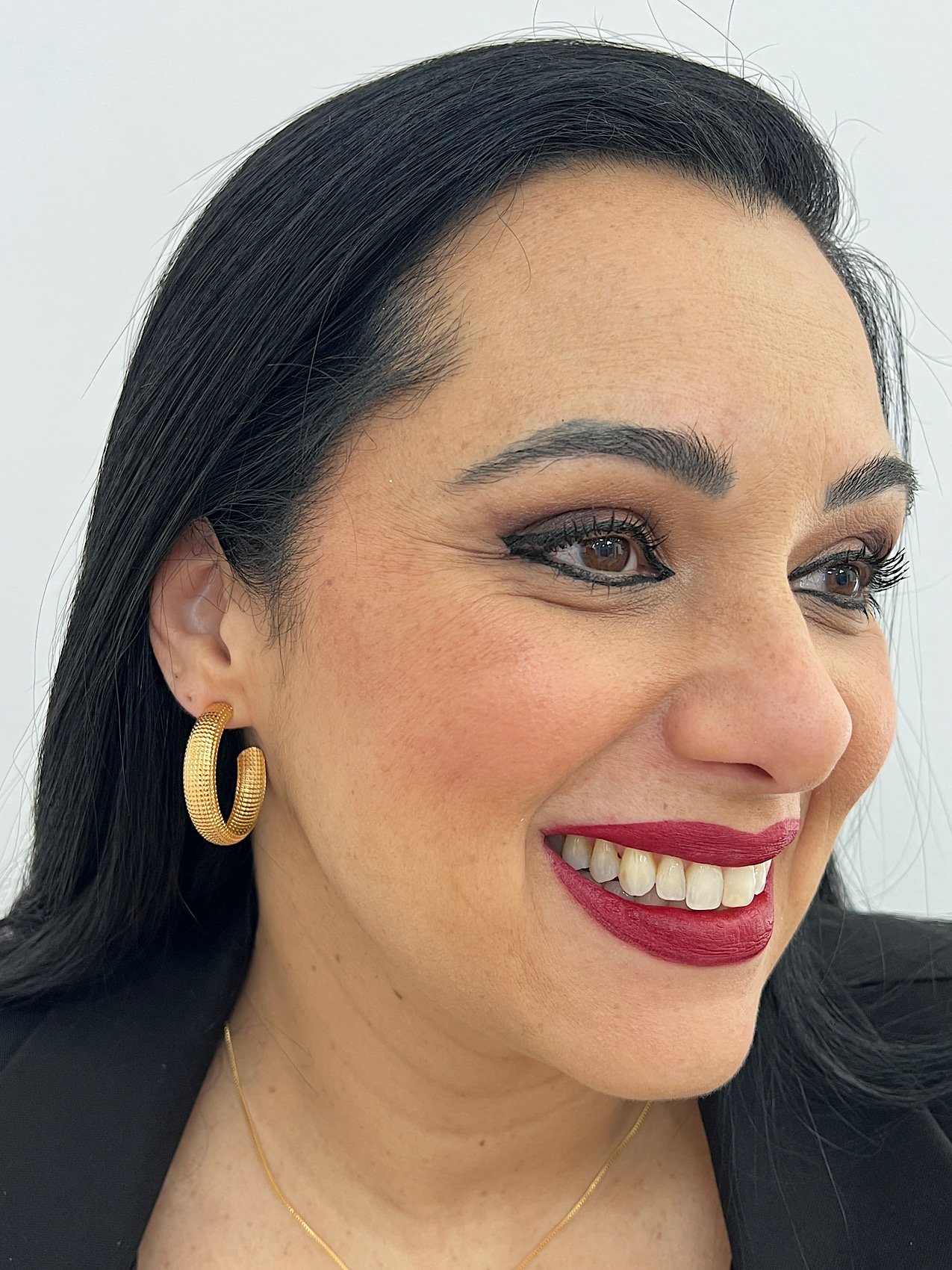 Argola Folheada a Ouro M 1631