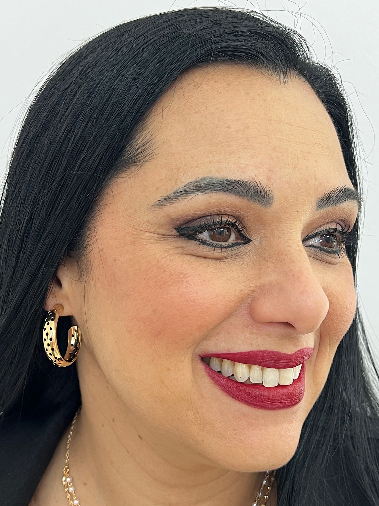 Argola Folheada a Ouro M 1669