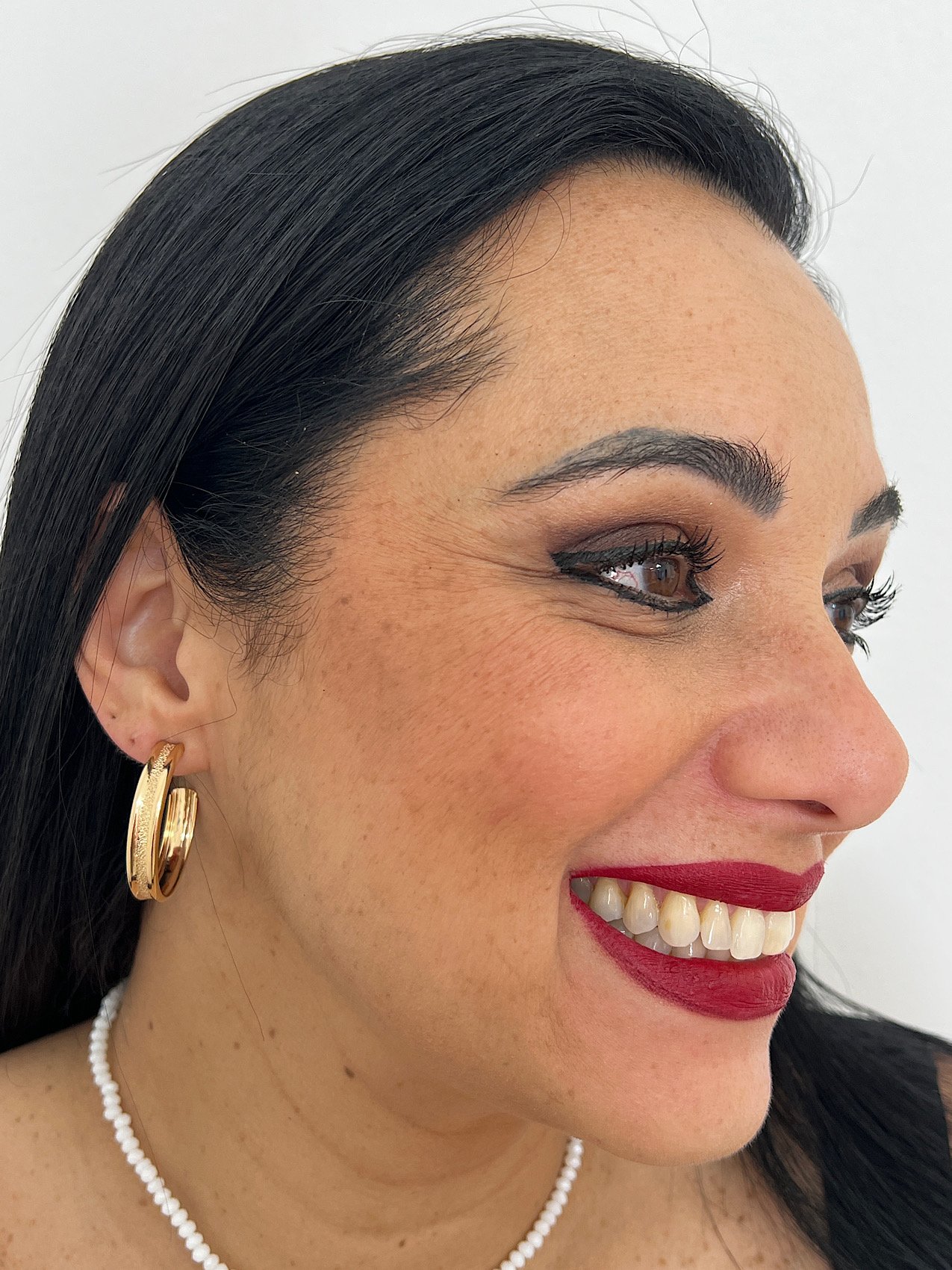 Argola Folheada a Ouro M 1681