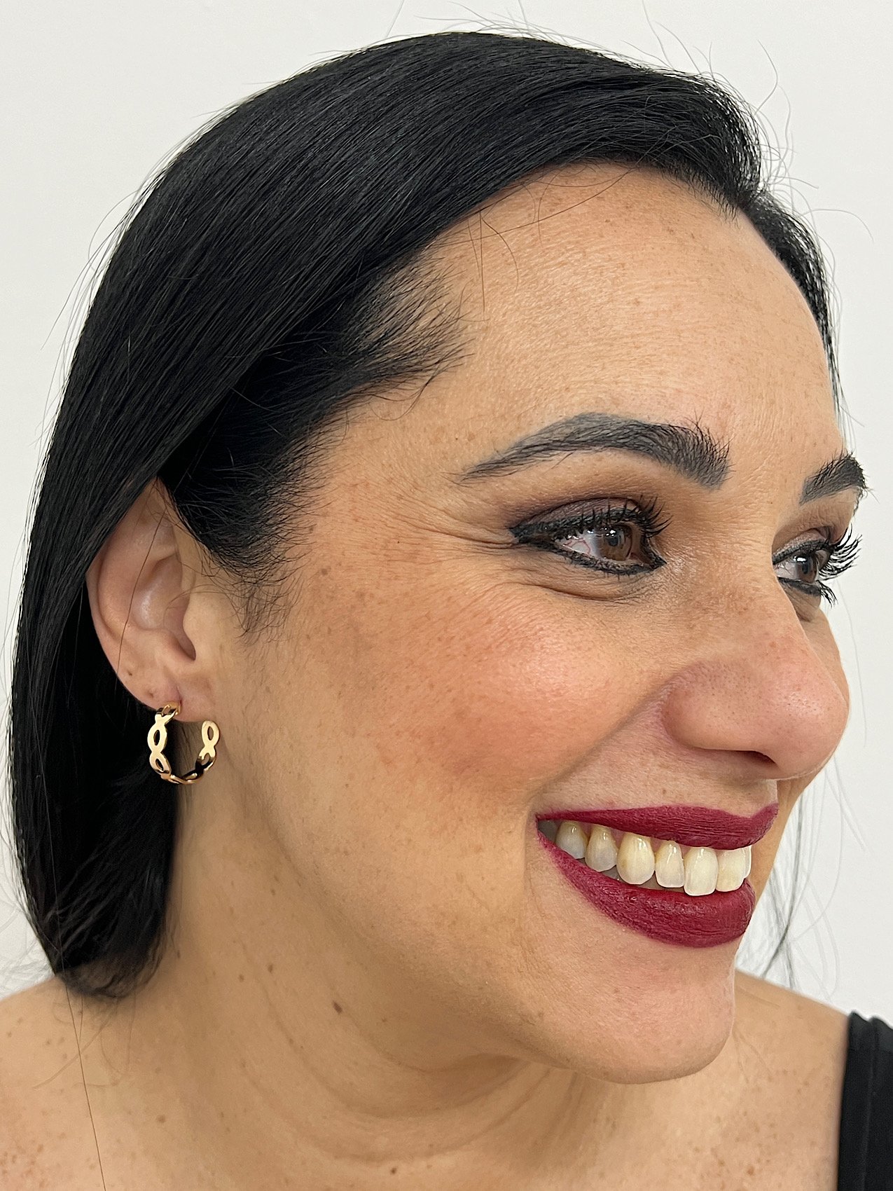 Argola Folheada a Ouro P 1609