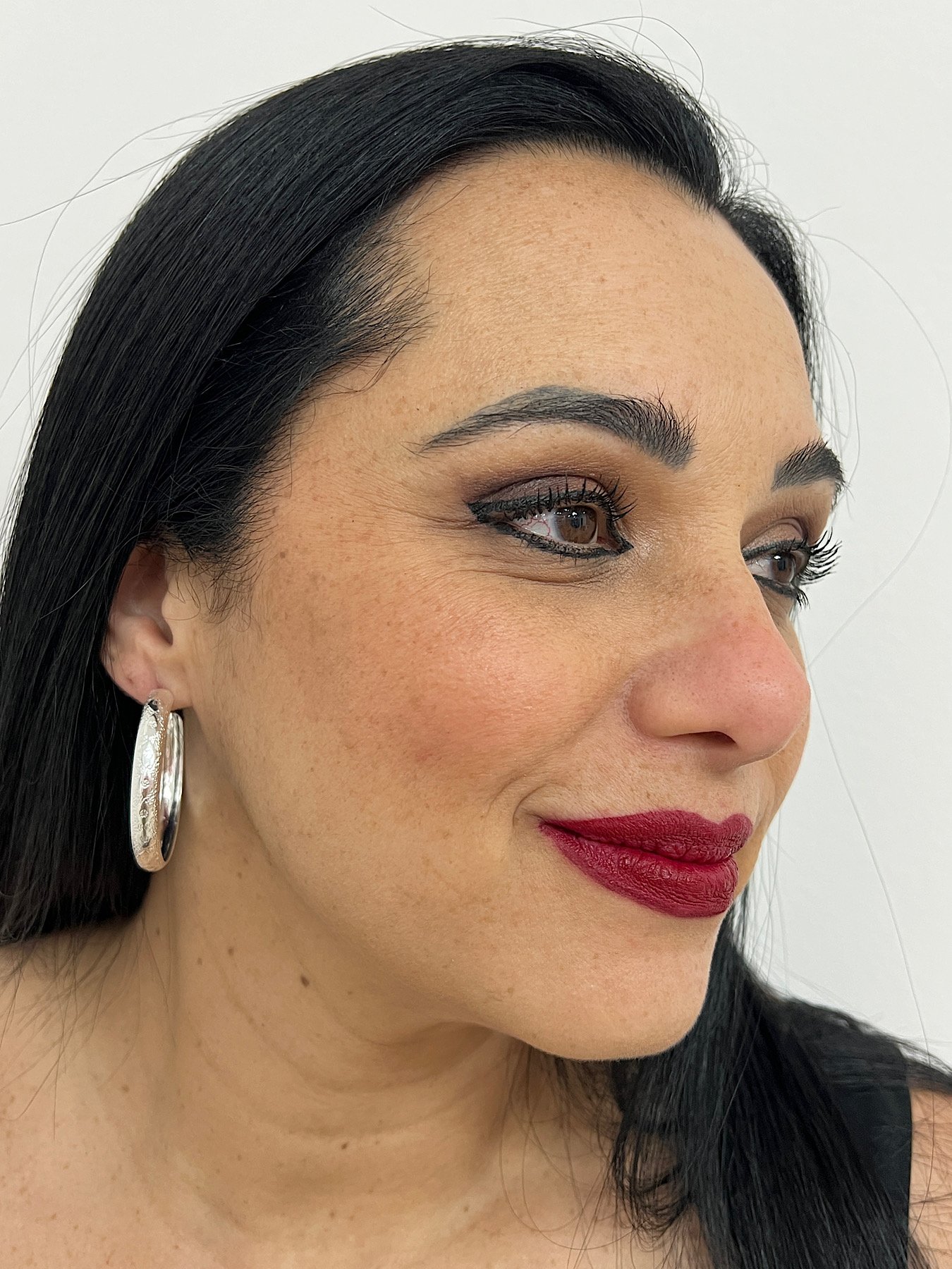 Argola Folheada a Prata 1664