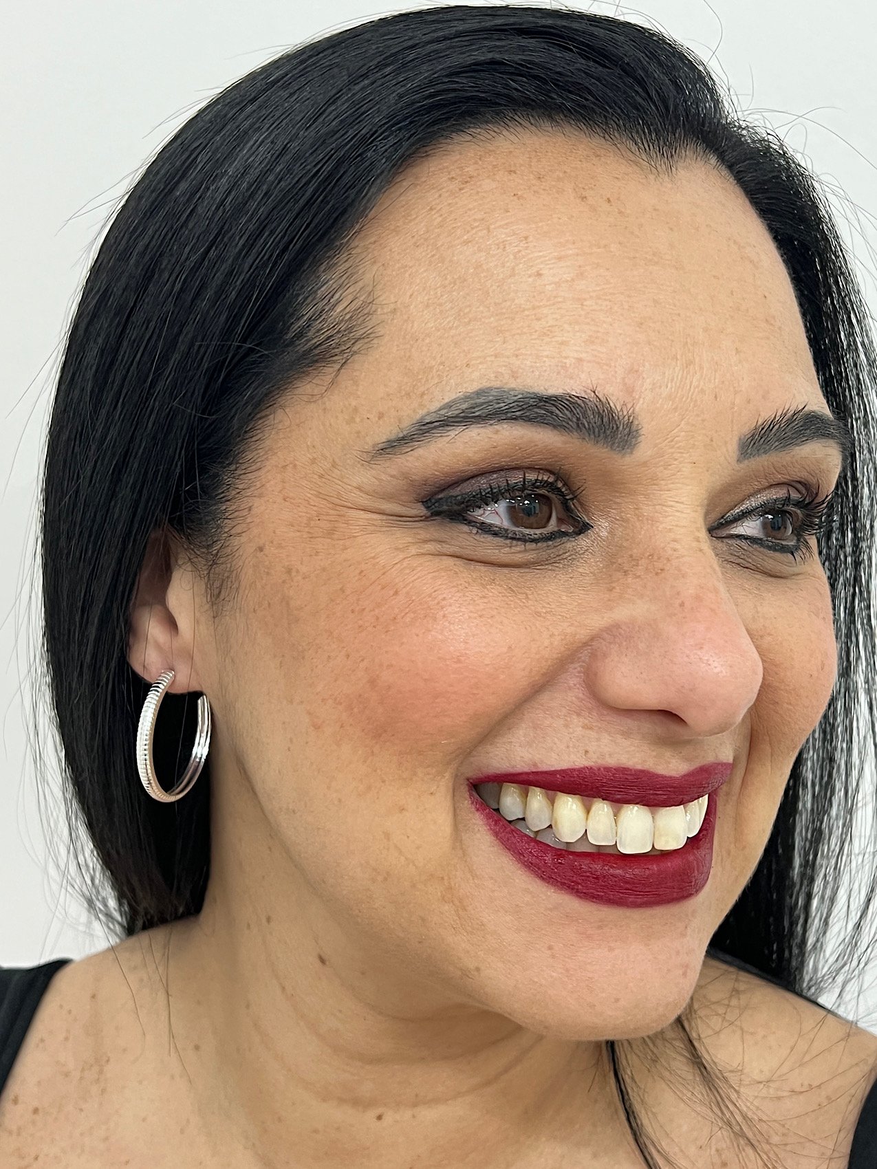 Argola Folheada a Prata M 1688