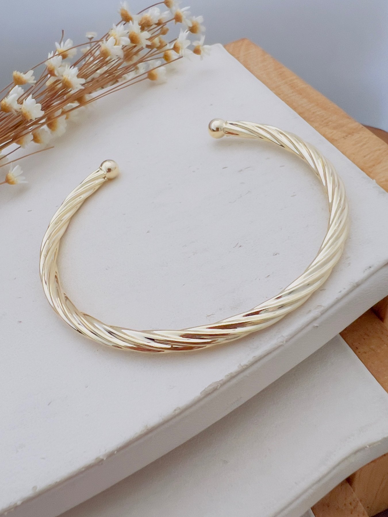 Bracelete Folheado a Ouro 9169
