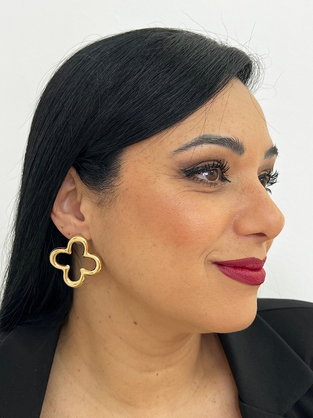 Brinco Bijuteria Dourado Virginia 4343