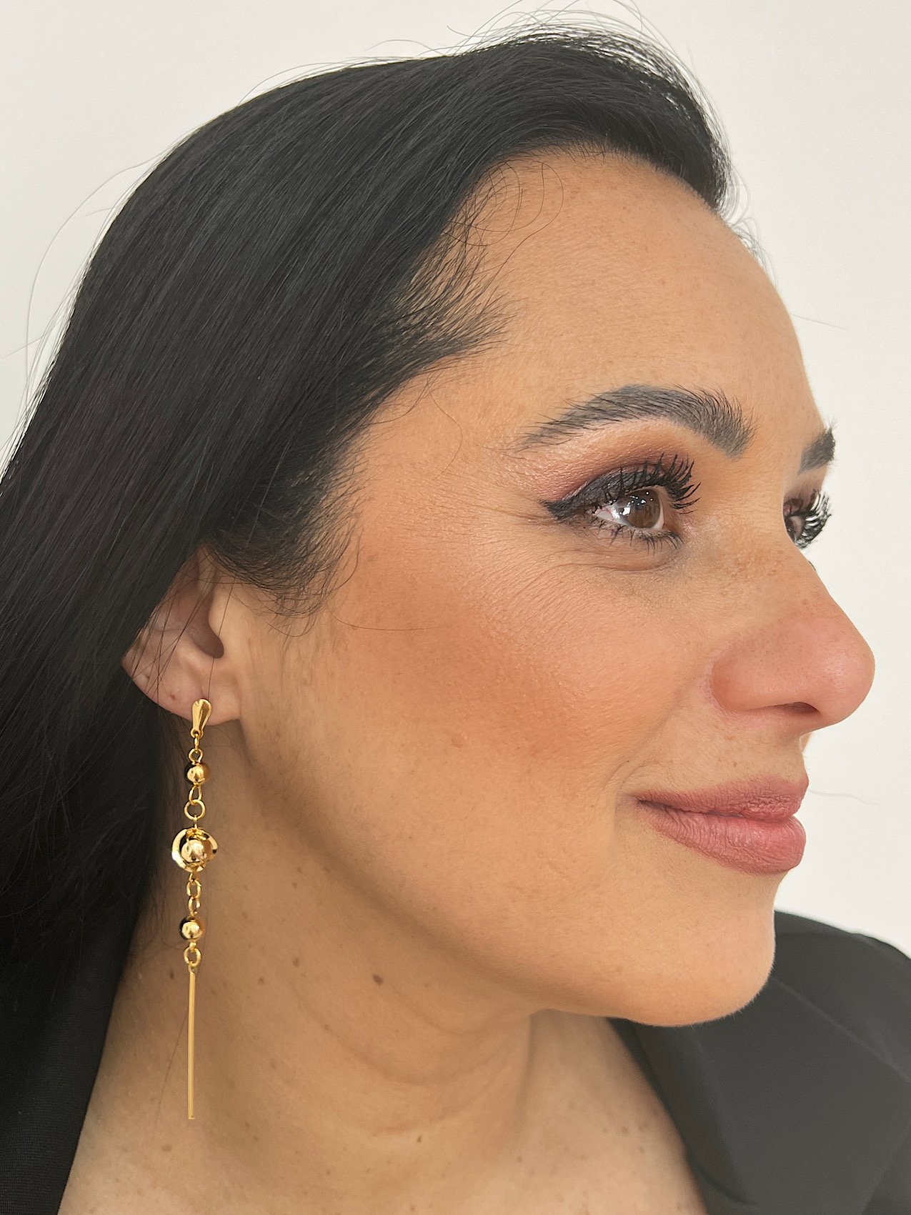 Brinco Folheado a Ouro 105