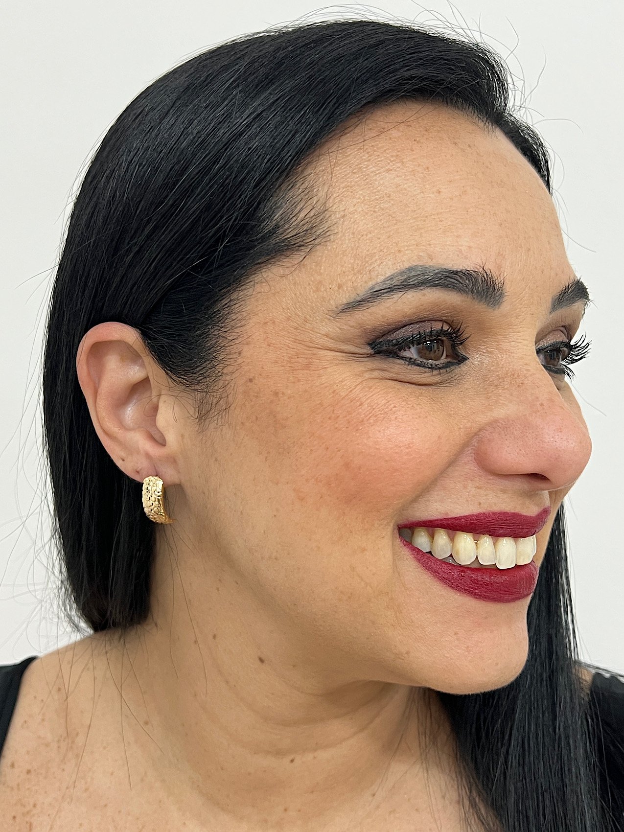 Brinco Folheado a Ouro 1615