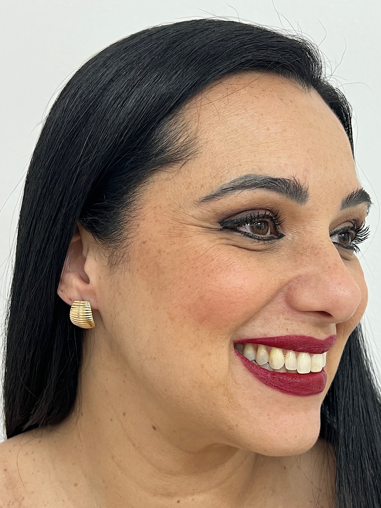 Brinco Folheado a Ouro 1619