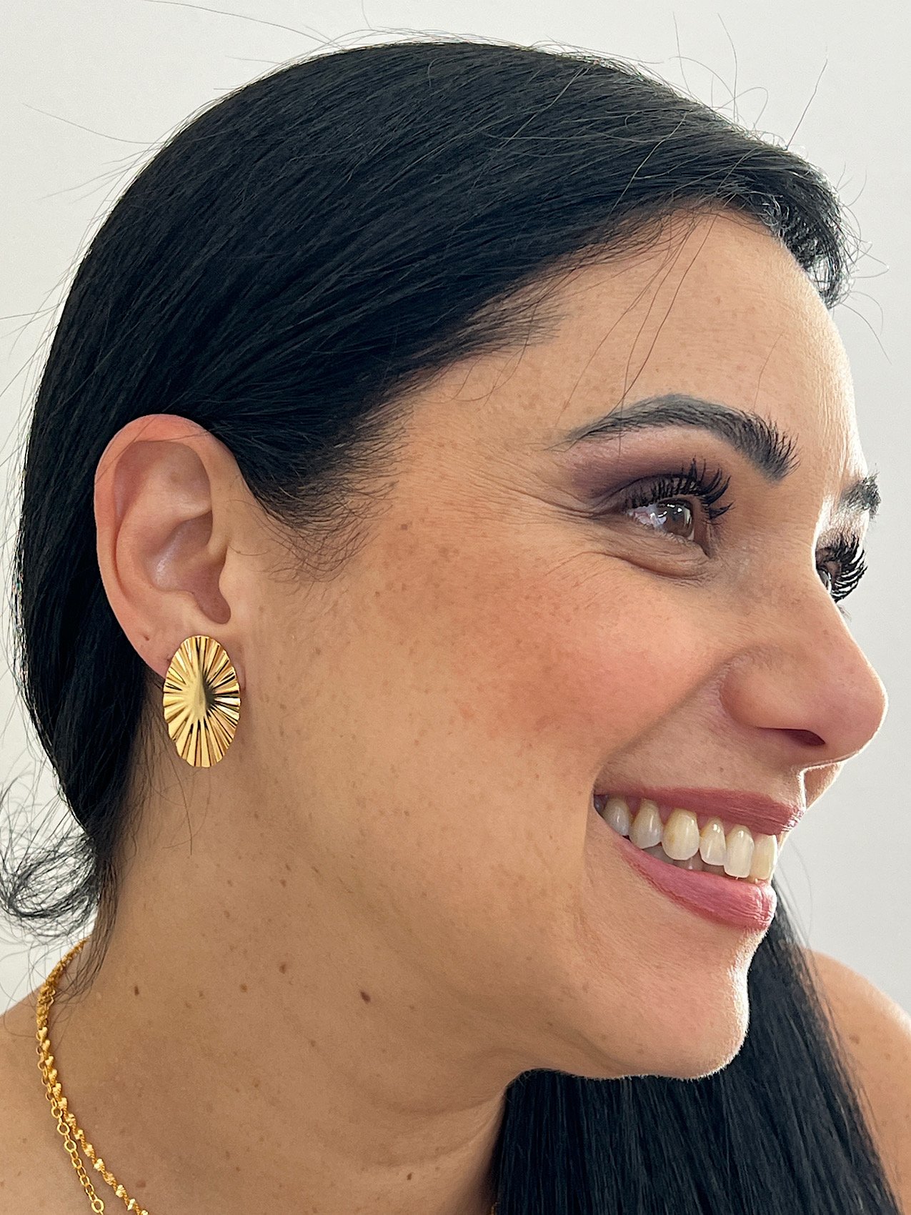 Brinco Folheado a Ouro 192