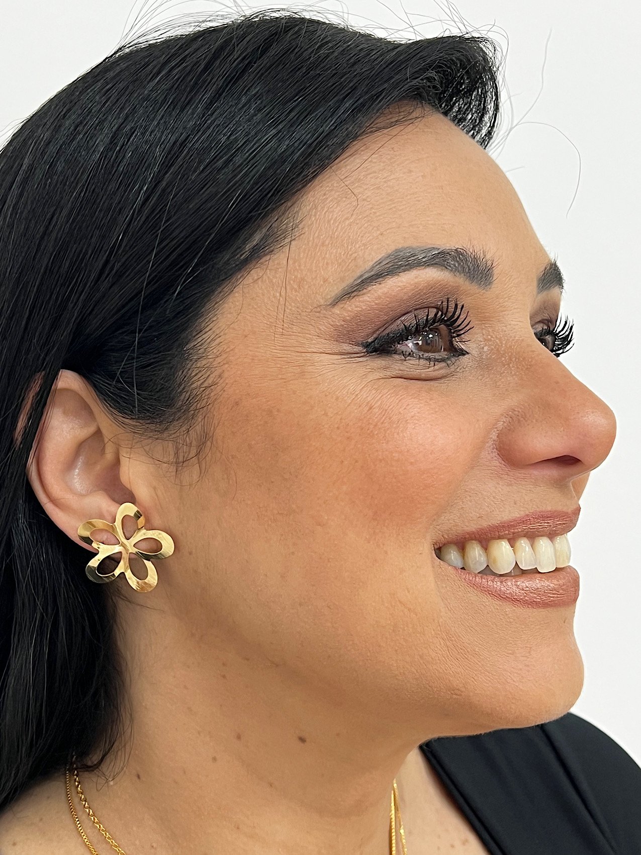 Brinco Folheado a Ouro 198