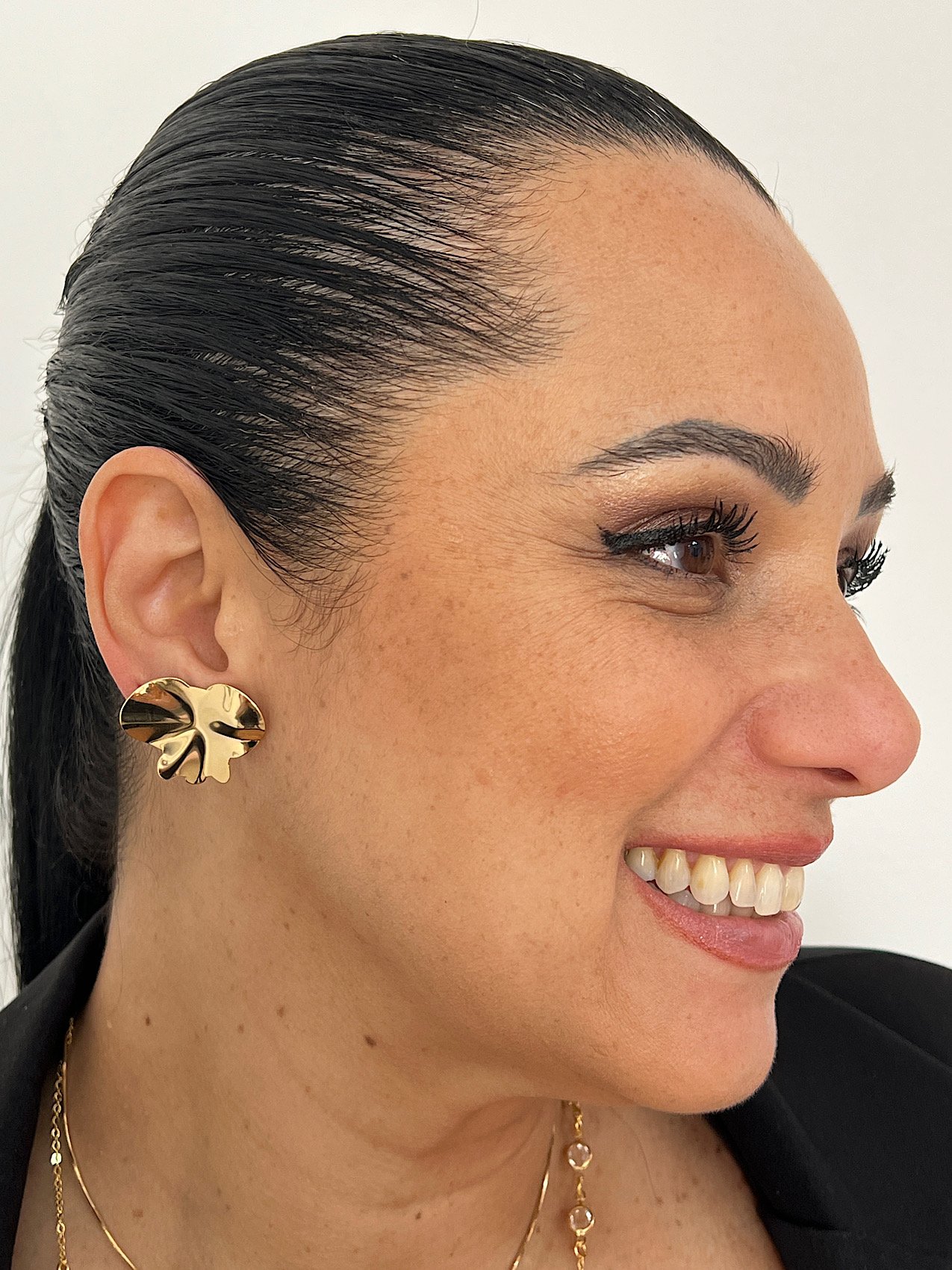 Brinco Folheado a Ouro 203