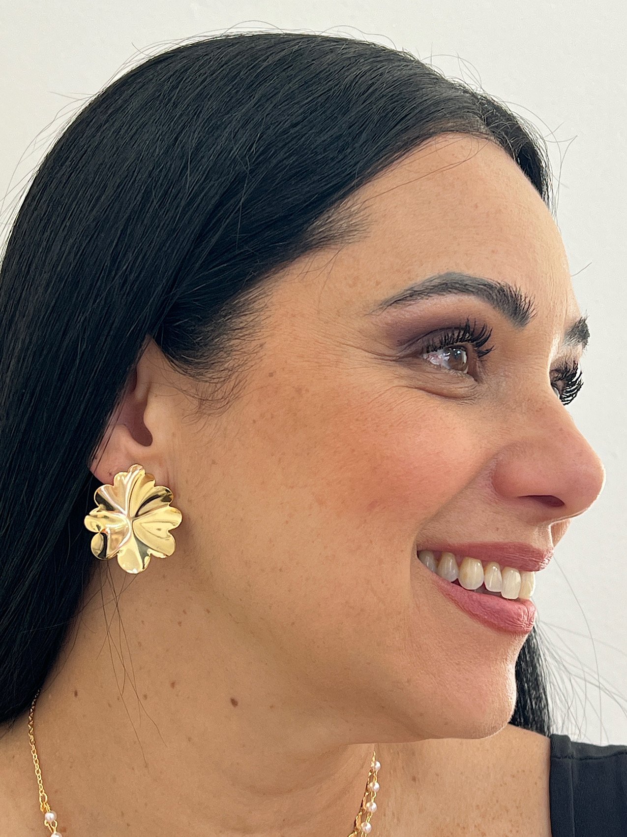 Brinco Folheado a Ouro 224