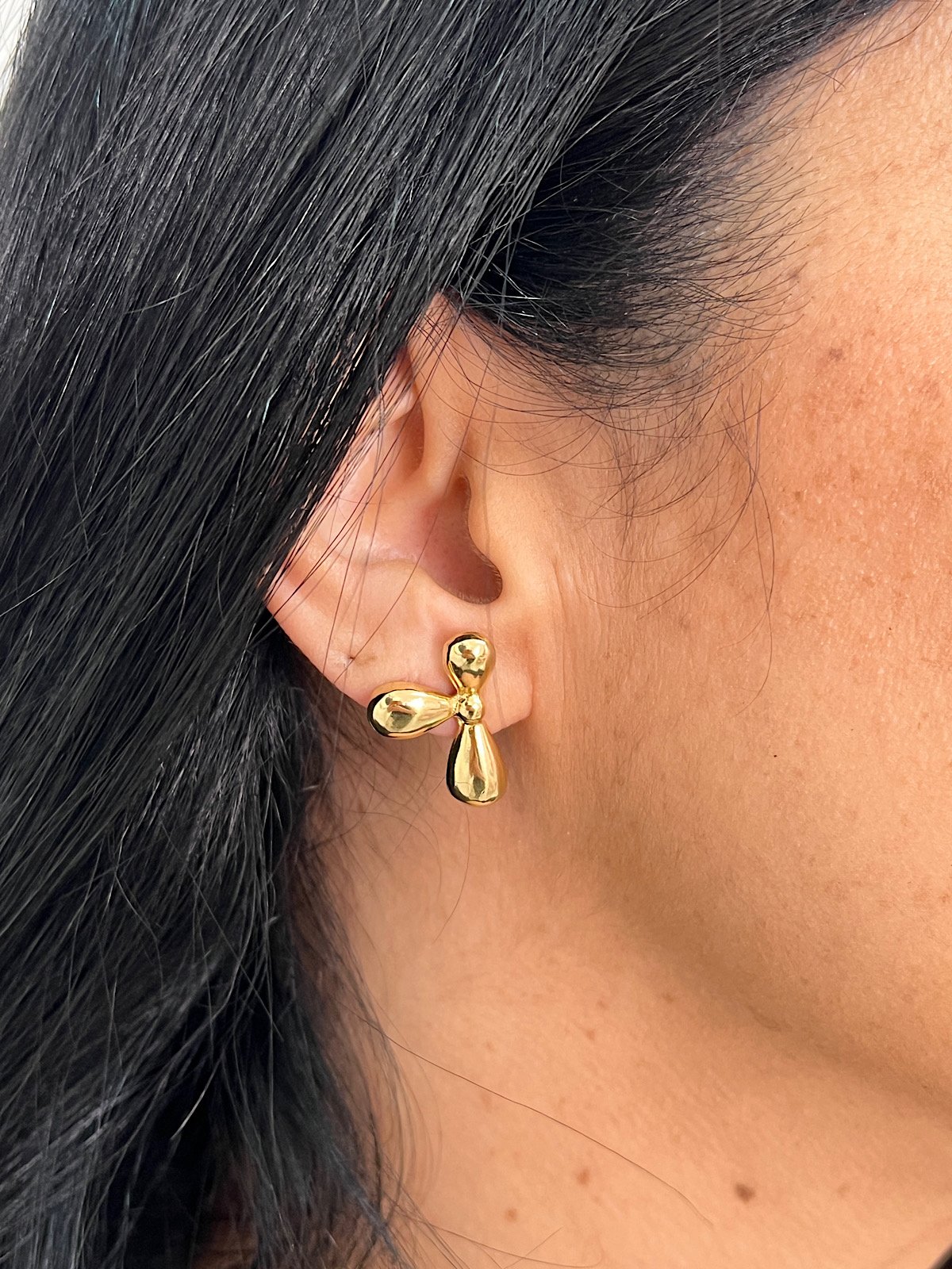 Brinco Folheado a Ouro 297