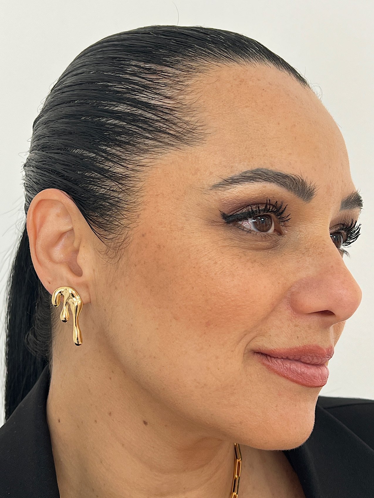 Brinco Folheado a Ouro 300