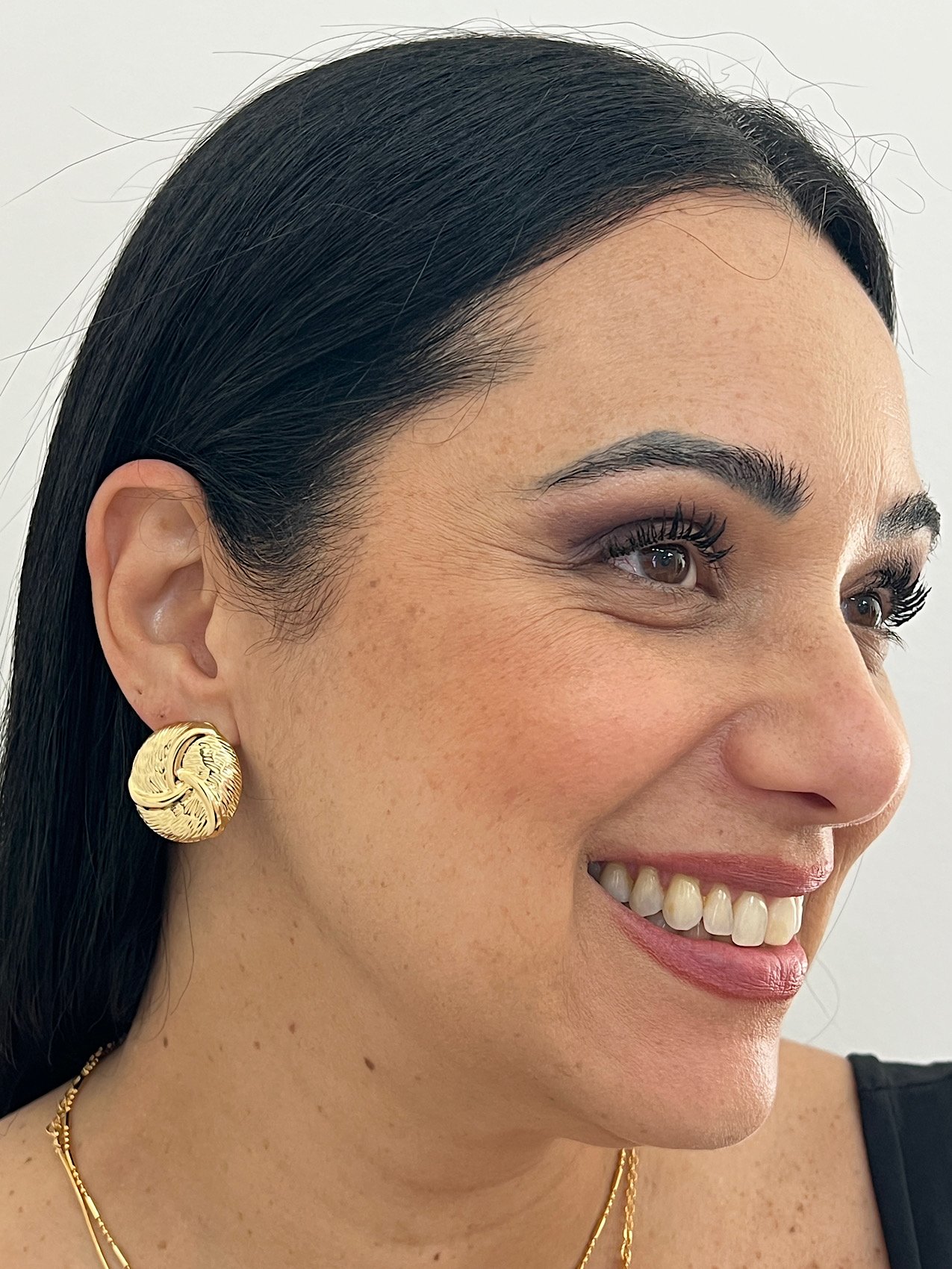 Brinco Folheado a Ouro 399