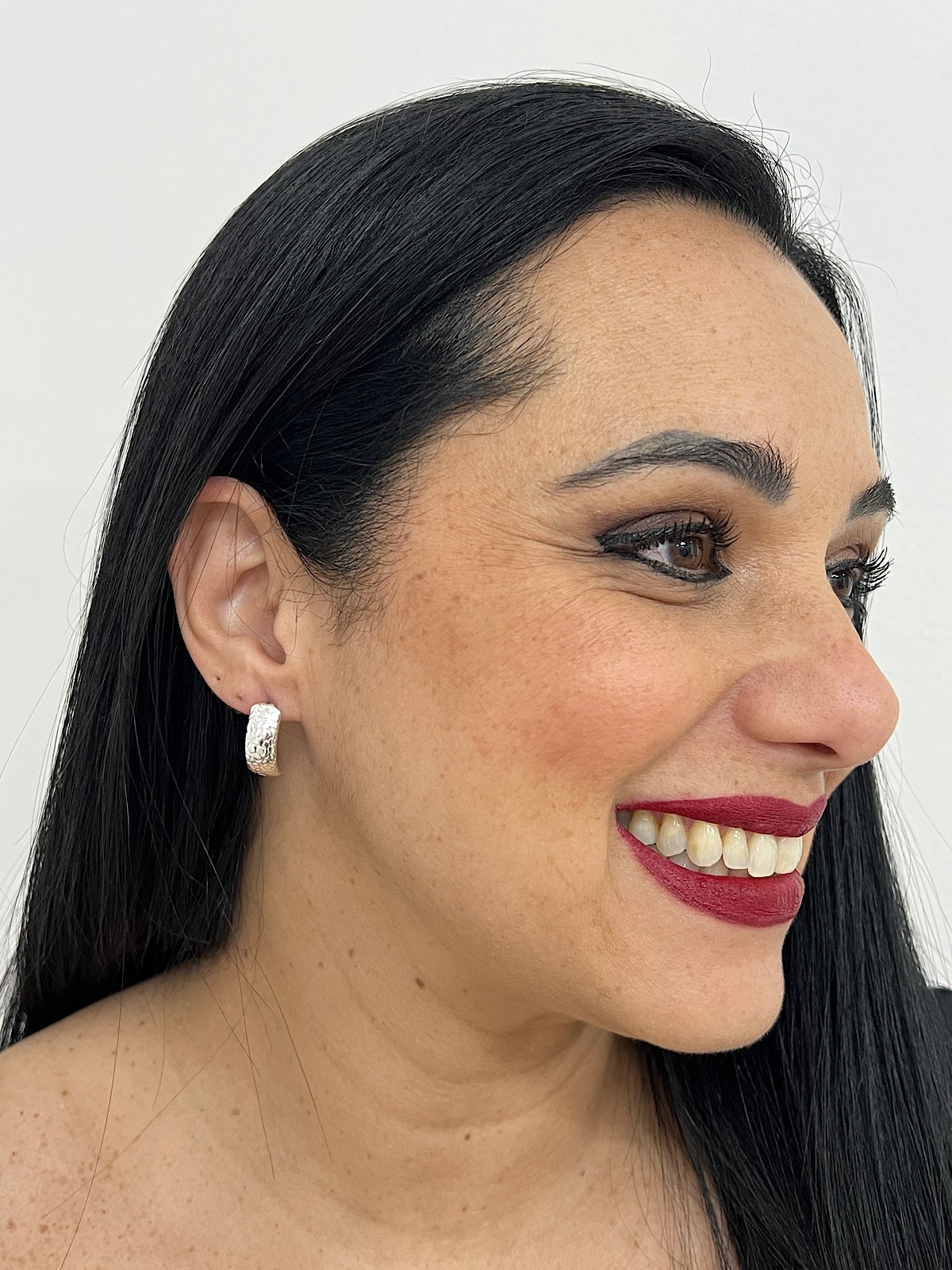 Brinco Folheado a Prata 1614