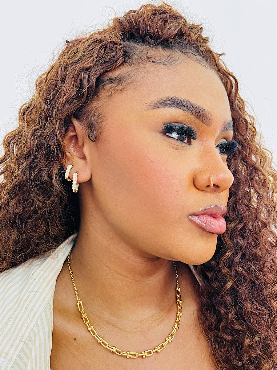 Choker Folhado a Ouro Inspiração Alta Joalheria 6403