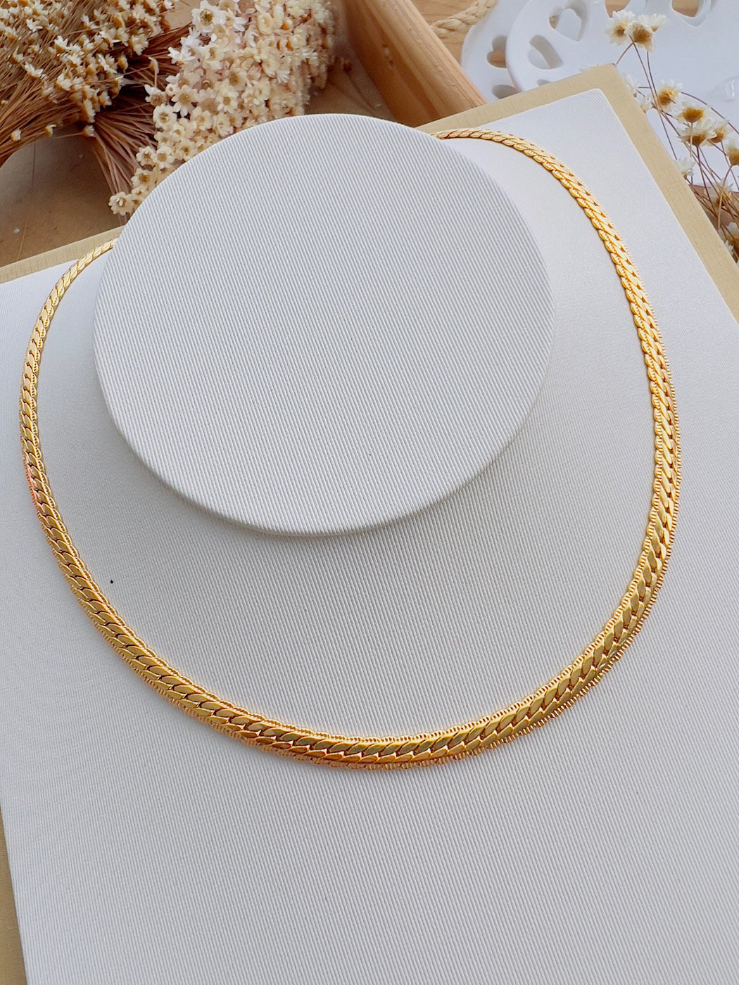 Choker Folheada a Ouro 3282