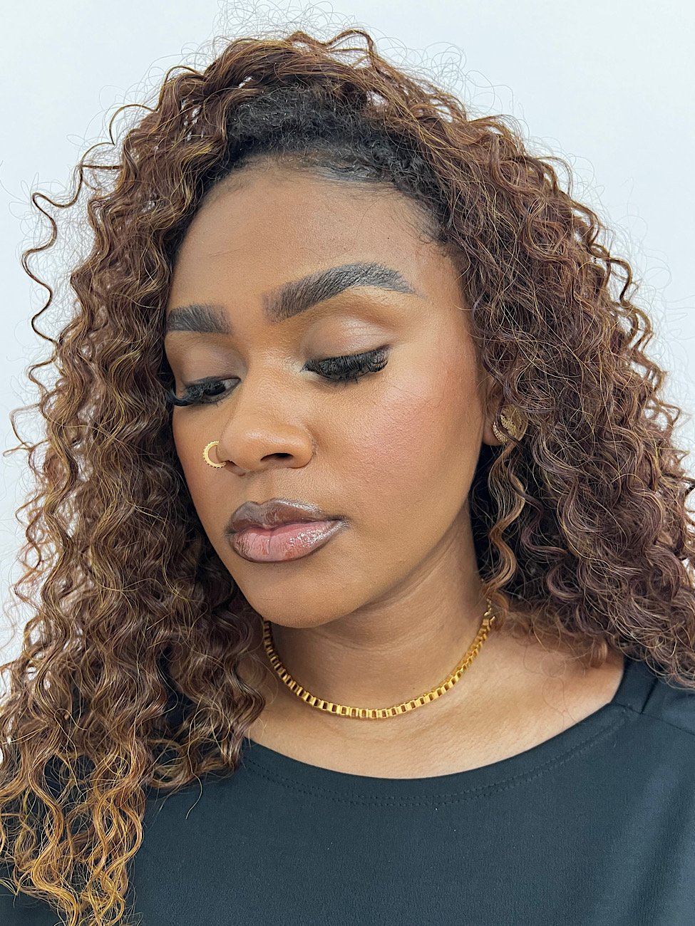 Choker Folheada a Ouro Correntaria 7070