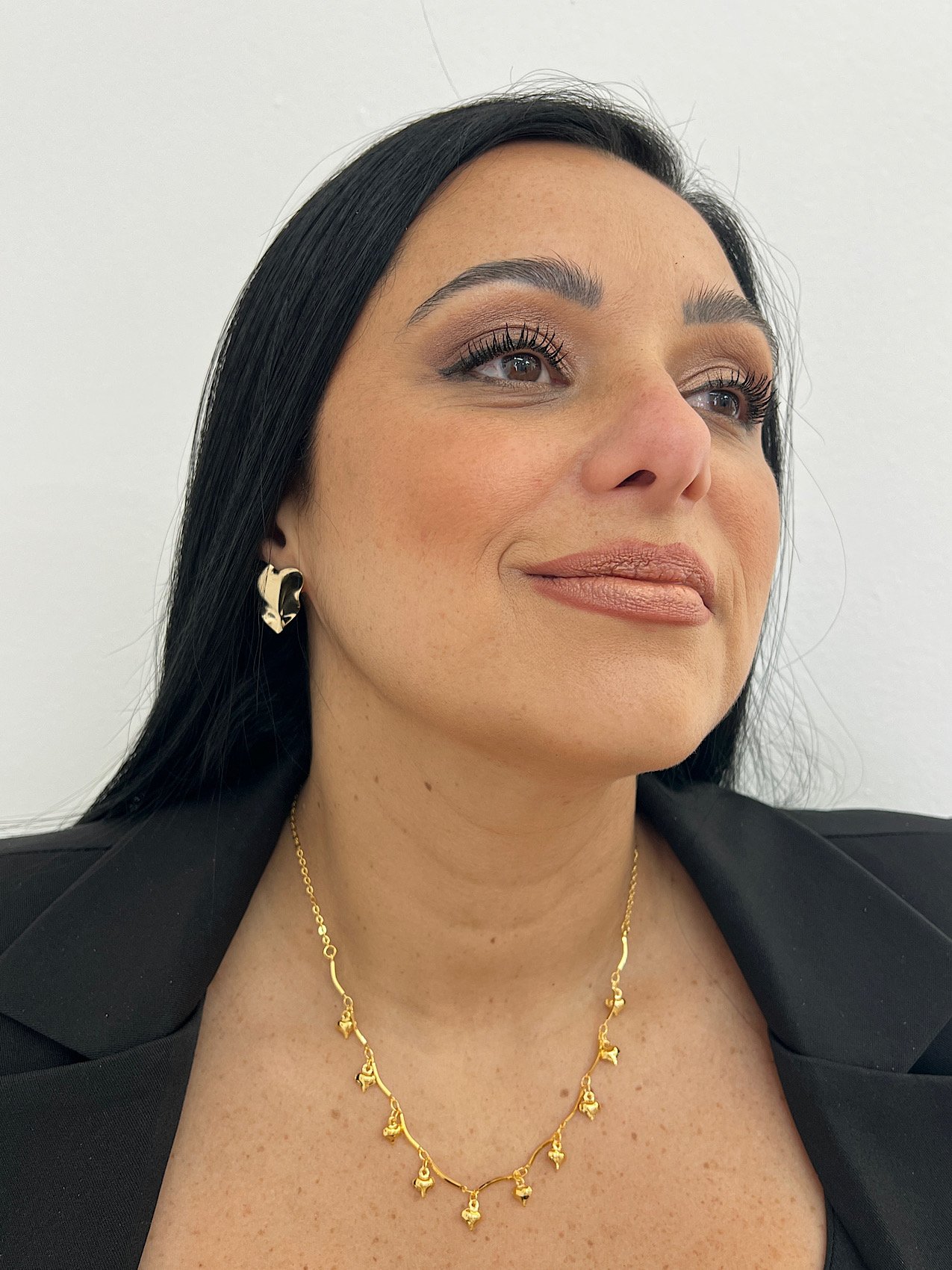 Choker Folheado a Ouro Coração 7660