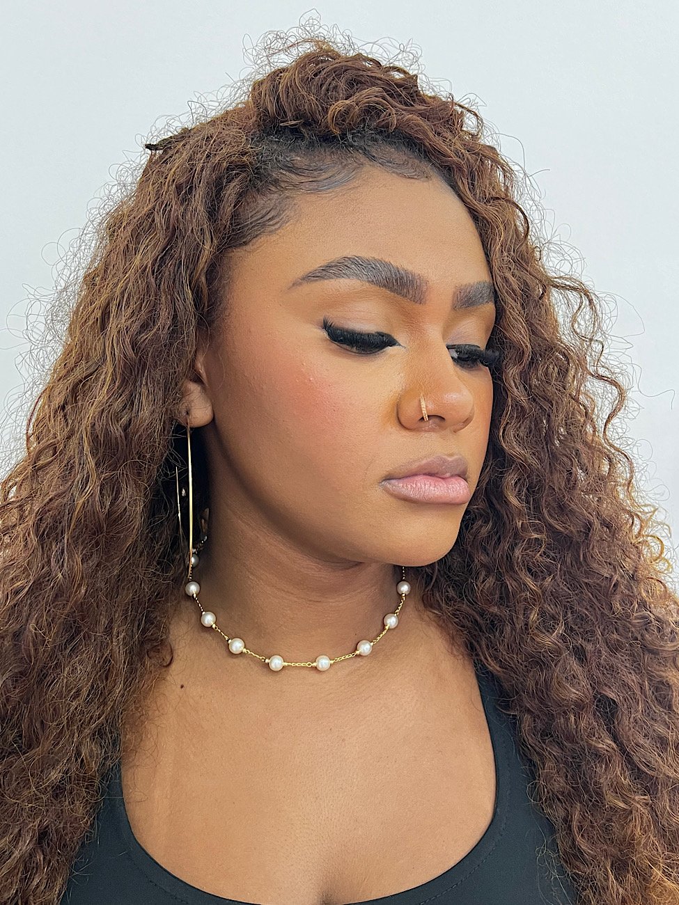 Choker Folheado a Ouro Perola 2194