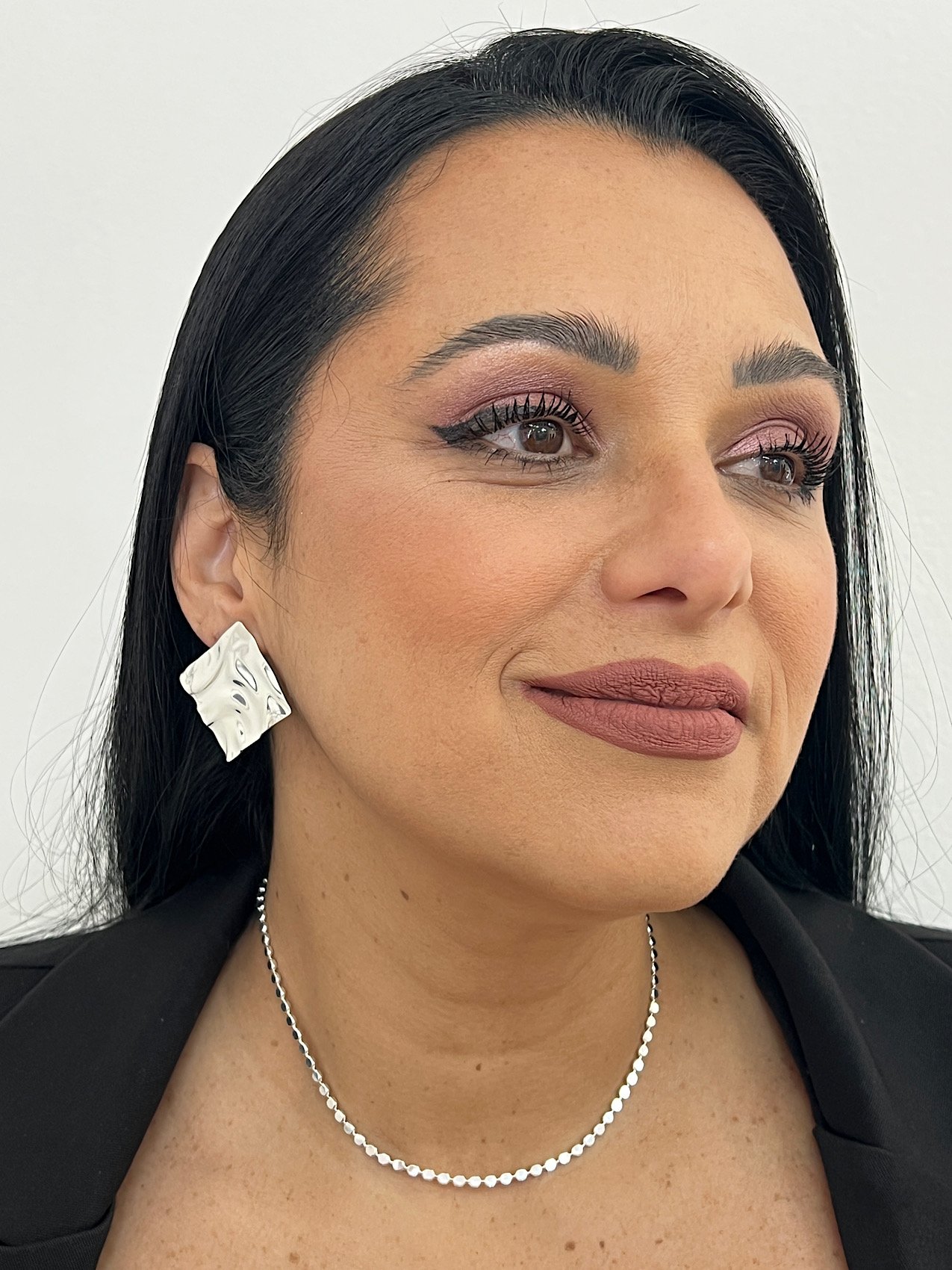 Choker Folheado a Prata Bolinhas 7152