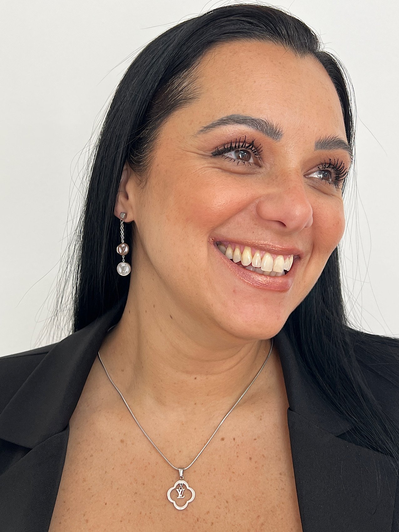 Colar Aço Inoxidável Inspiração Prata 8678