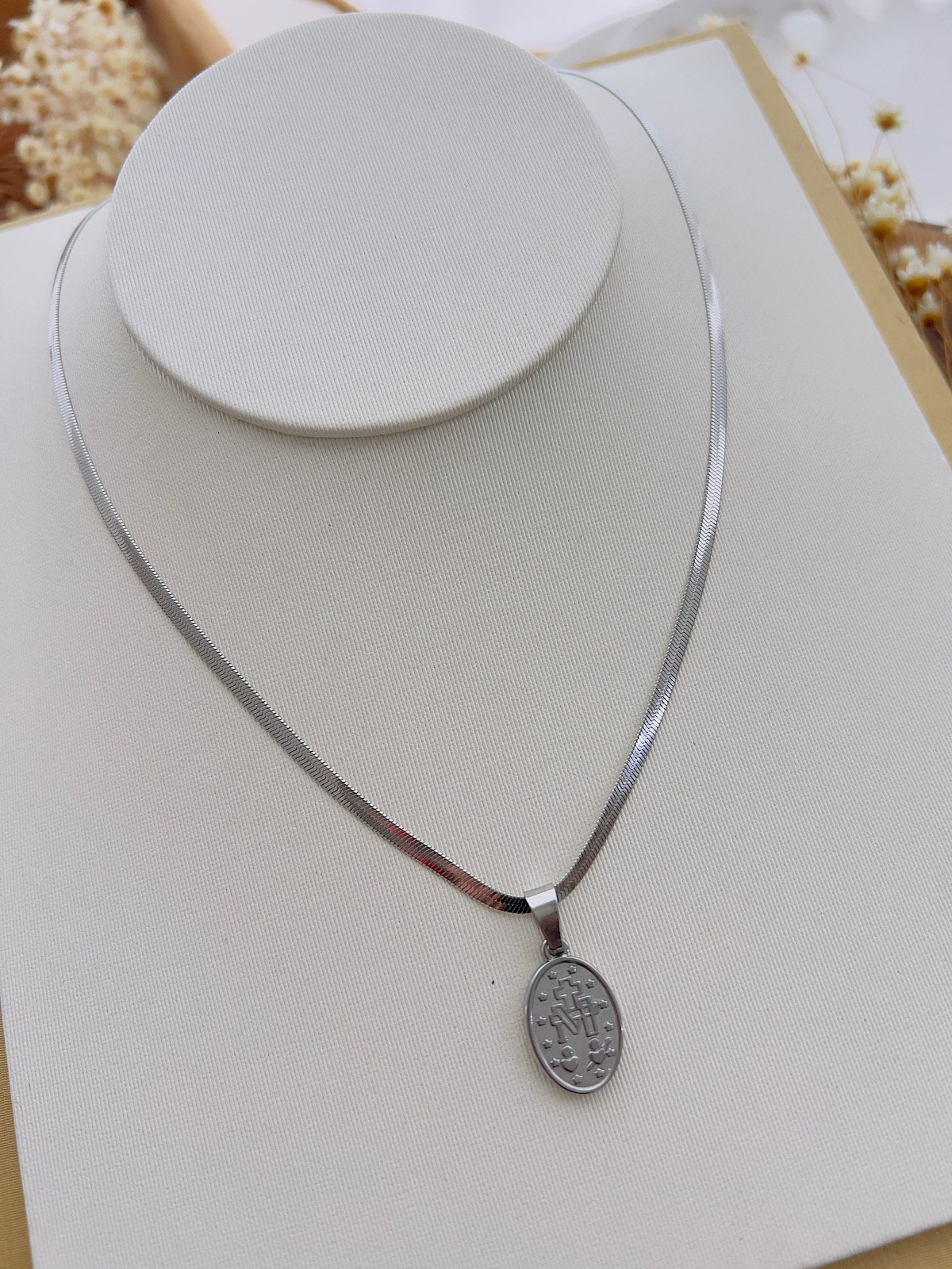 Colar Aço Inoxidável Prata 8761