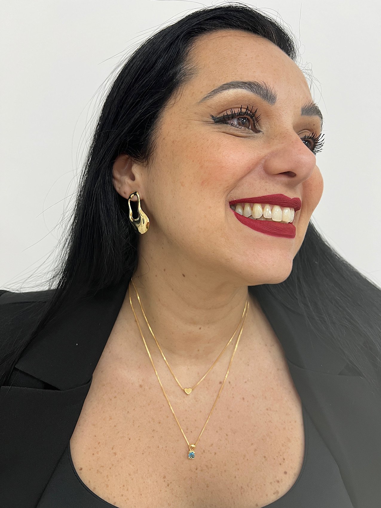 Colar Duplo Folheado a Ouro Menino 8445