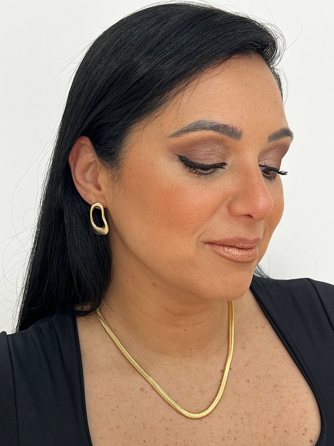 Colar Folheado a Ouro Lacraia 2955