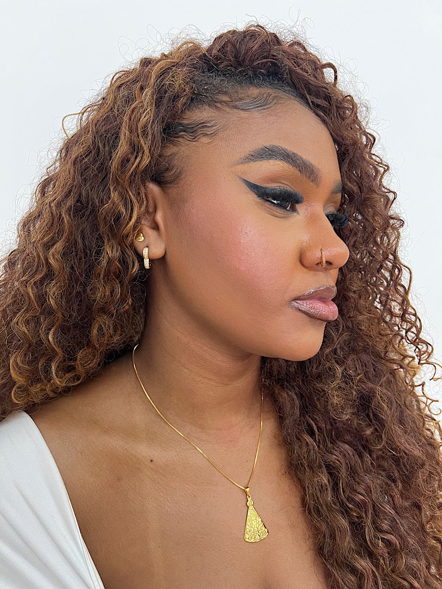 Colar Folheado a Ouro Religioso 8504