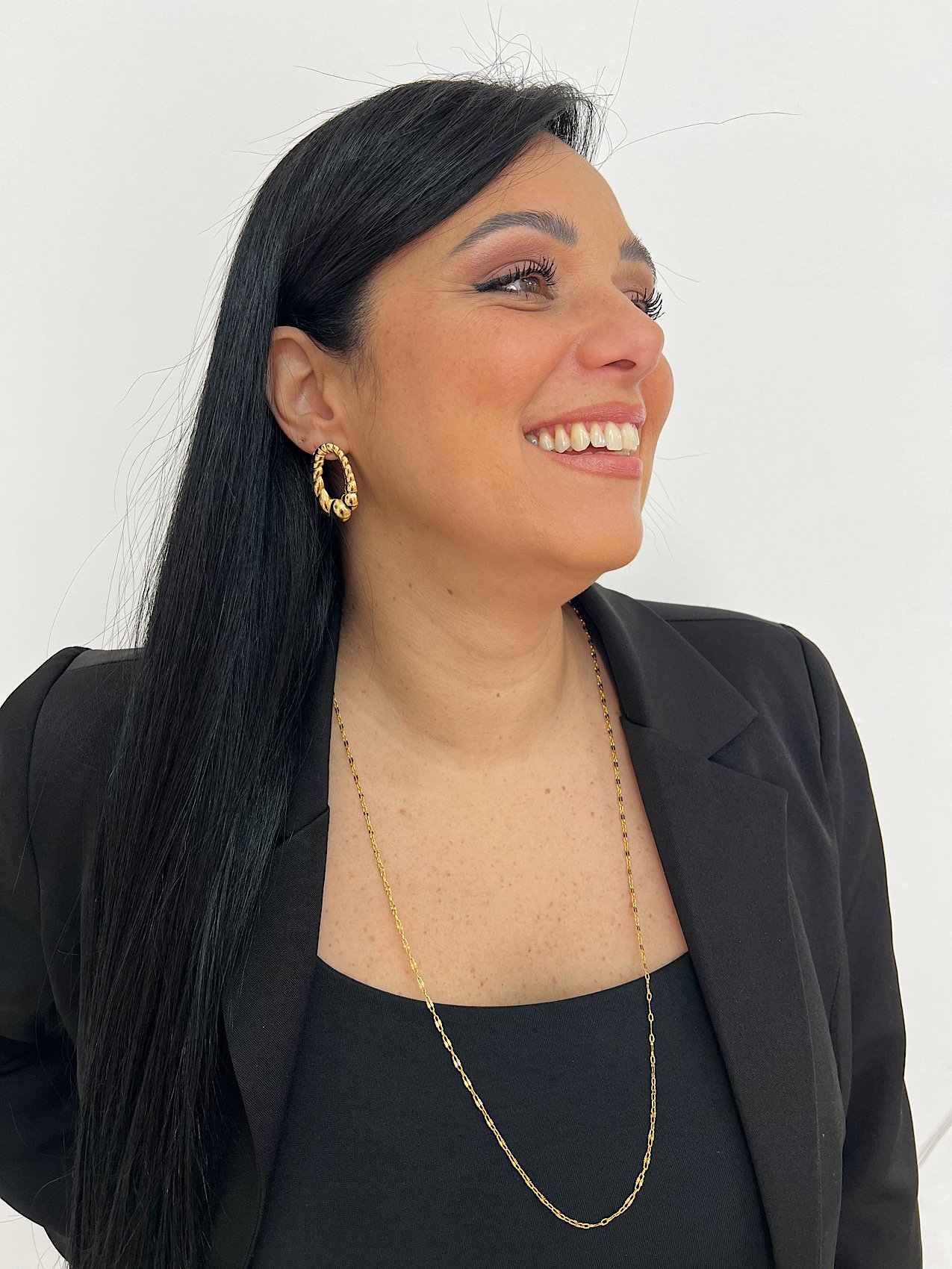 Colar Longo Folheada a Ouro 2777