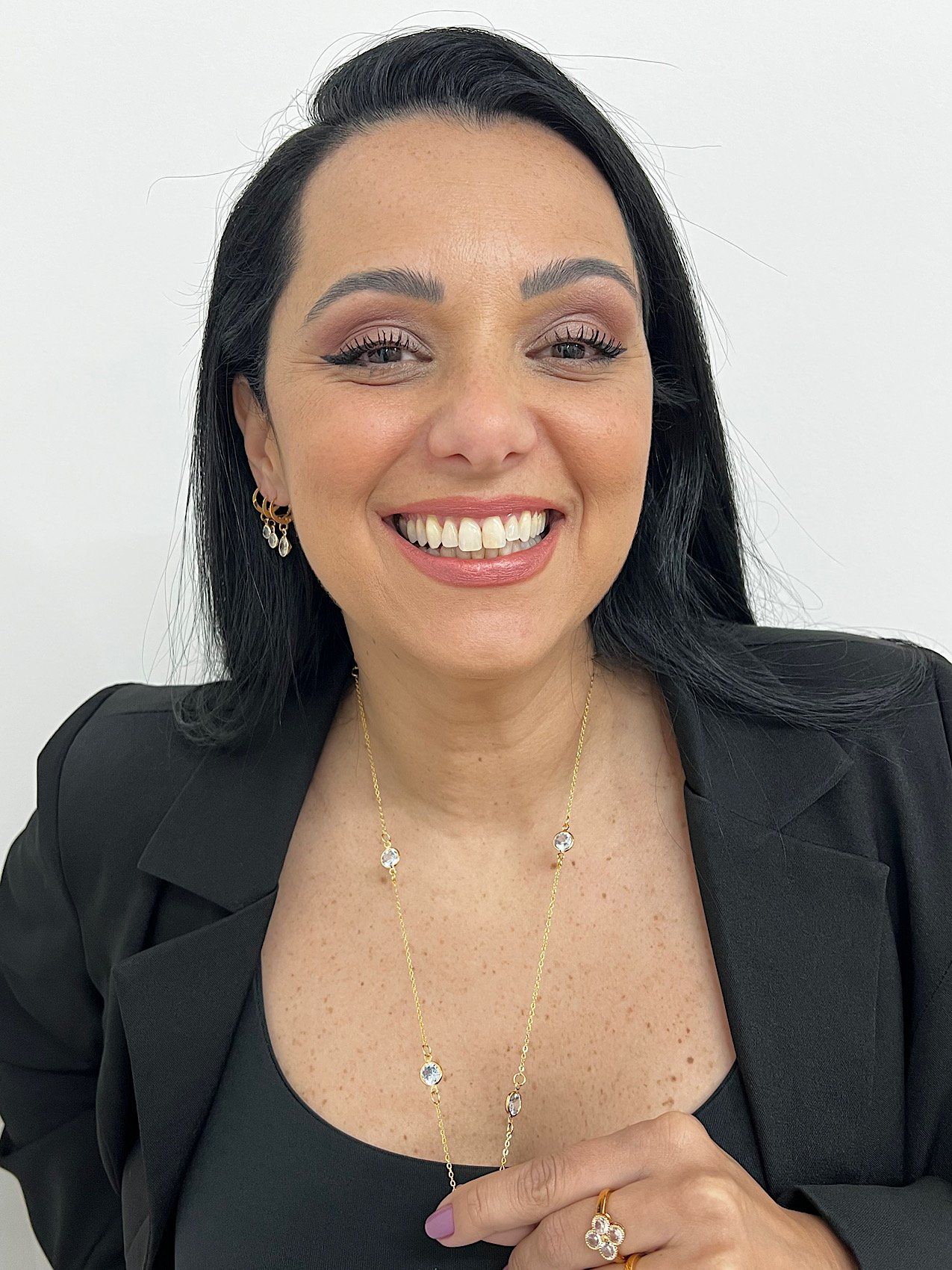 Colar Longo Folheada a Ouro Zircônia 2778
