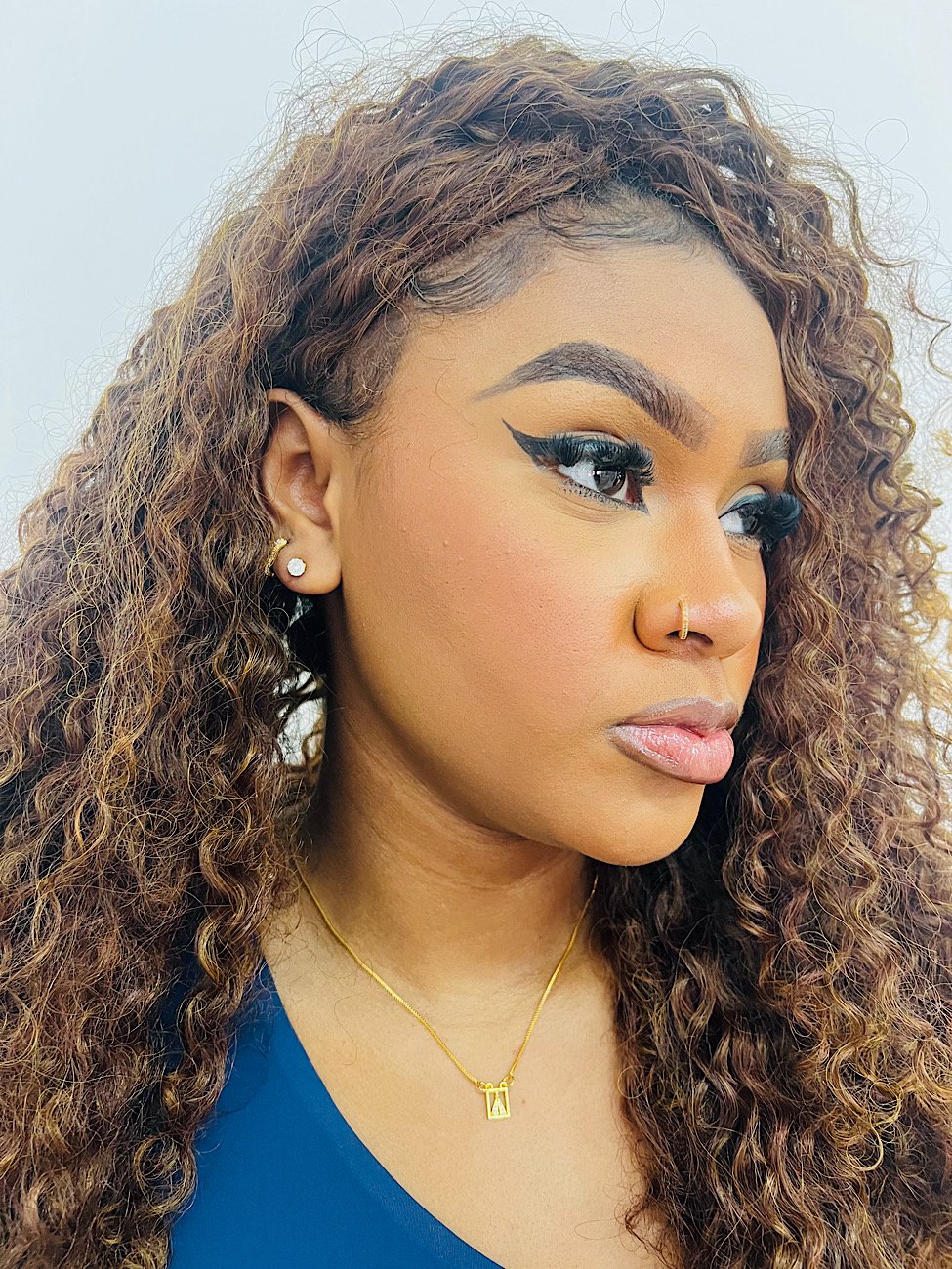 Conjunto Folheado a Ouro Religioso Cristal 5161