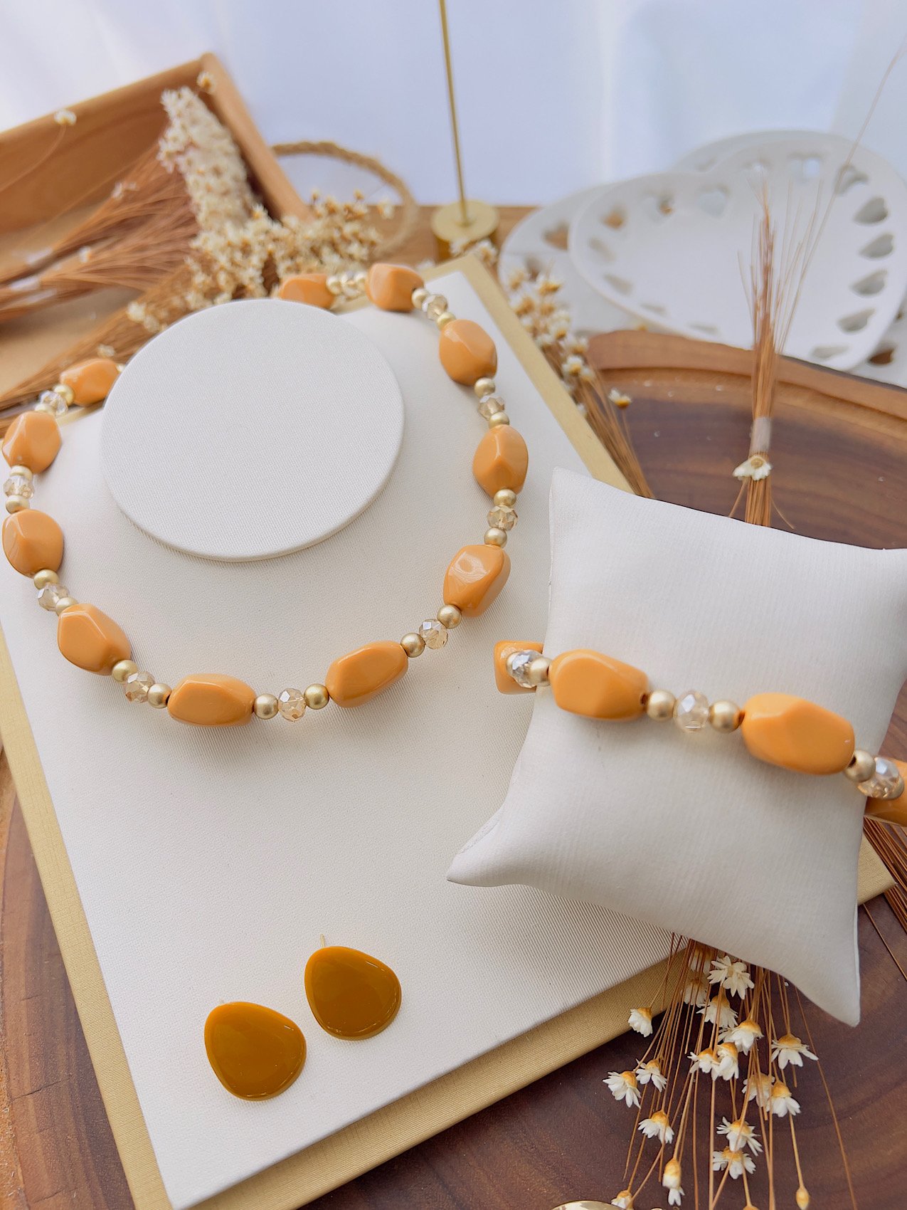 Conjunto Pedra Mostarda 8153