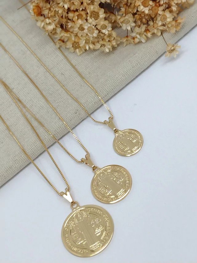 Conjunto Semijoia São Bento Fecho Separado 815