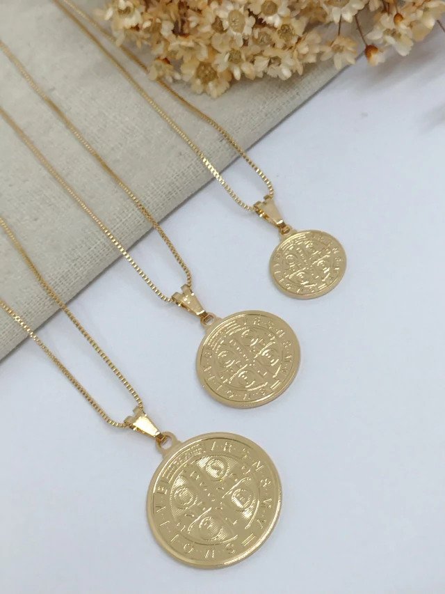Conjunto Semijoia São Bento Fecho Separado 815