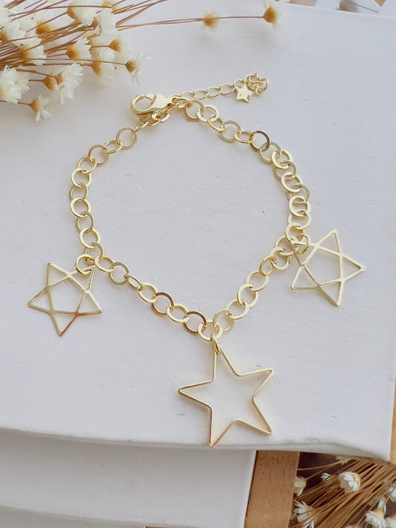 Pulseira Semijoia ESTRELA DE DAVI 61